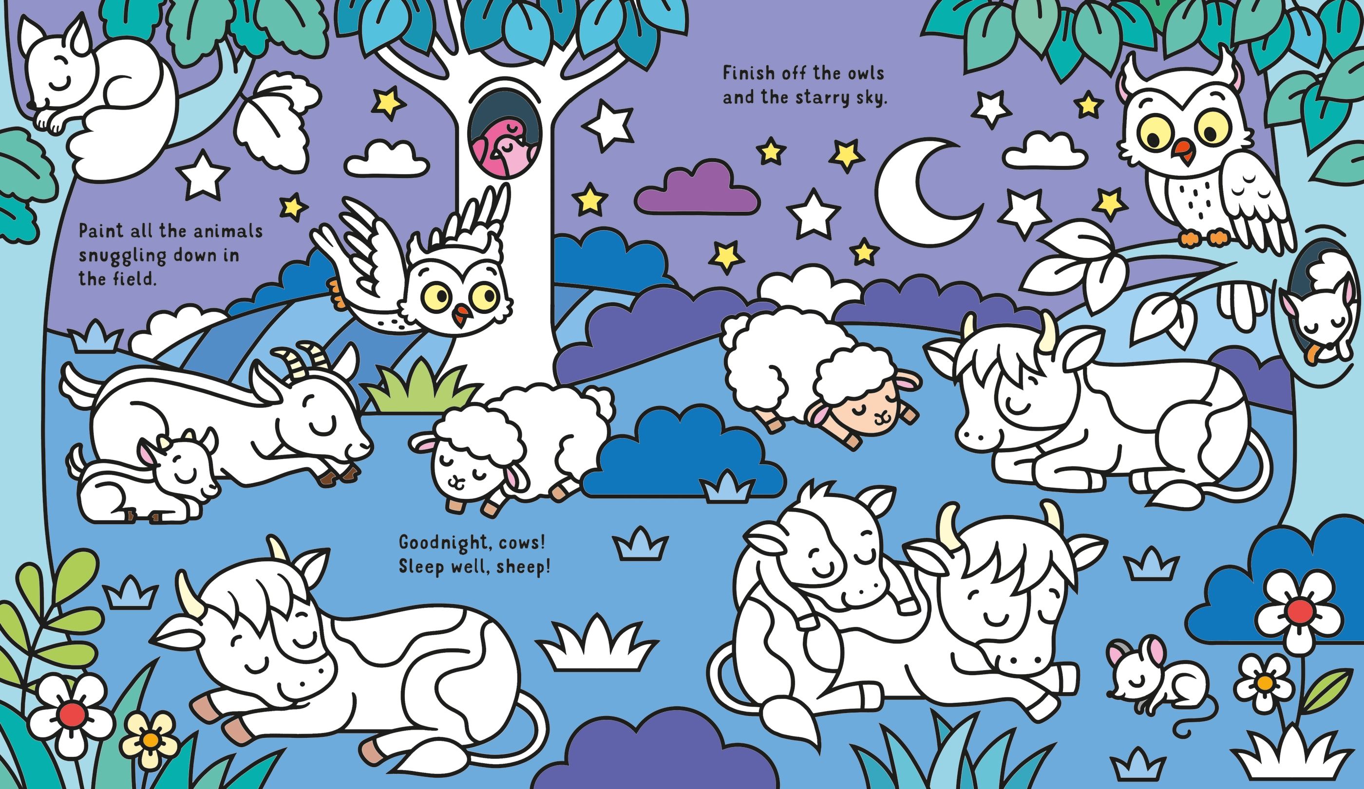 Magic Colour Farm – Carte de activități pentru copii 3+ ani, Usborne