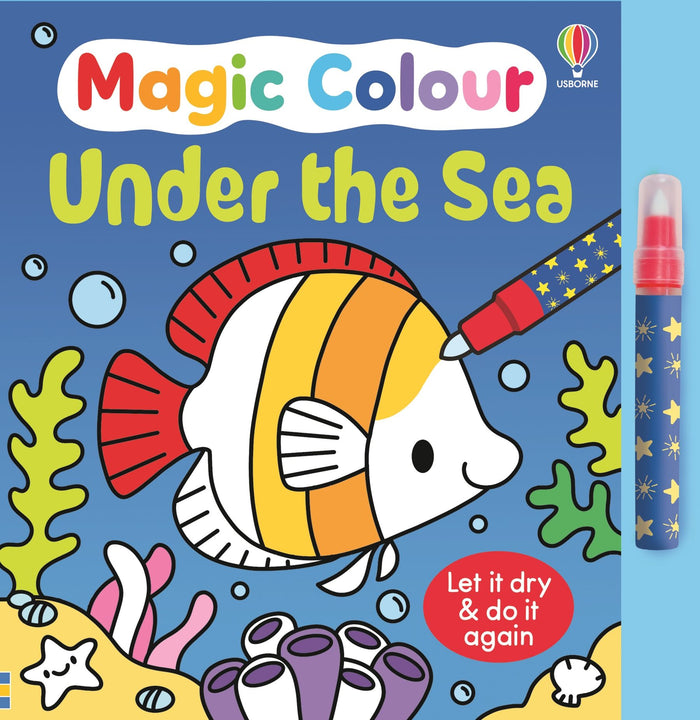 Magic Colour Under the Sea – carte reutilizabilă de colorat cu apă