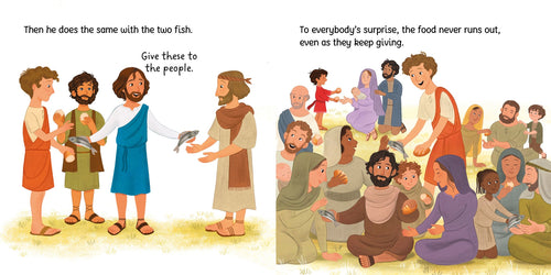 The Loaves and the Fishes – Poveste biblică pentru copii 3+ ani, Usborne