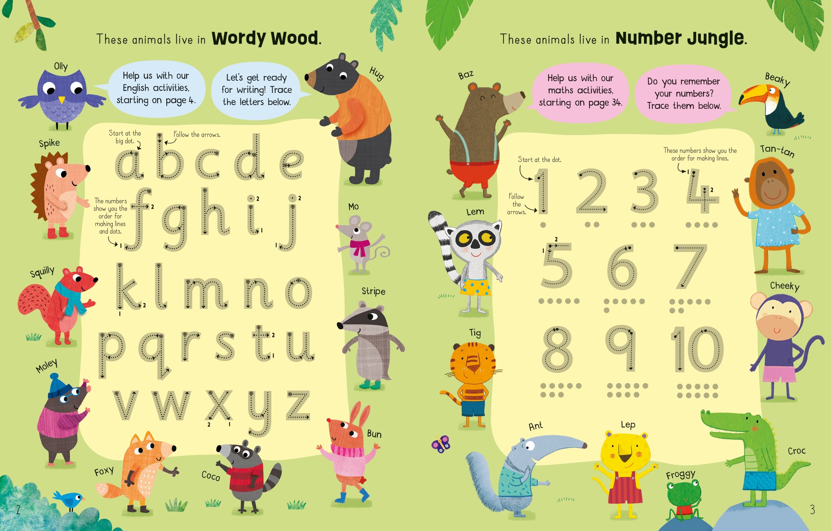Detaliu din cartea „Big Back to School Activity Book”, Usborne – imaginea 3