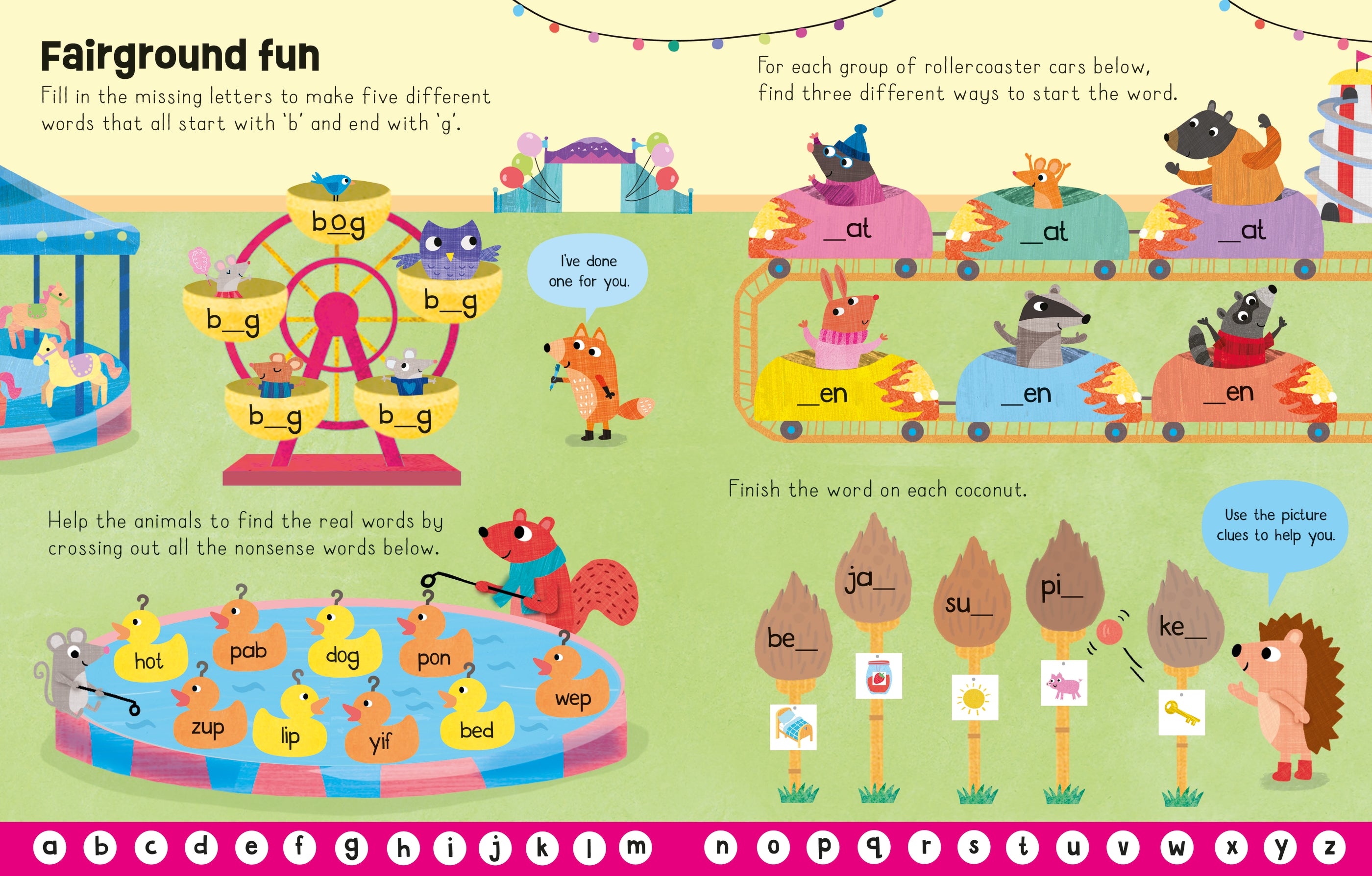 Detaliu din cartea „Big Back to School Activity Book”, Usborne – imaginea 5