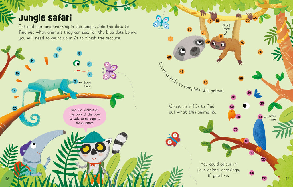 Detaliu din cartea „Big Back to School Activity Book”, Usborne – imaginea 6
