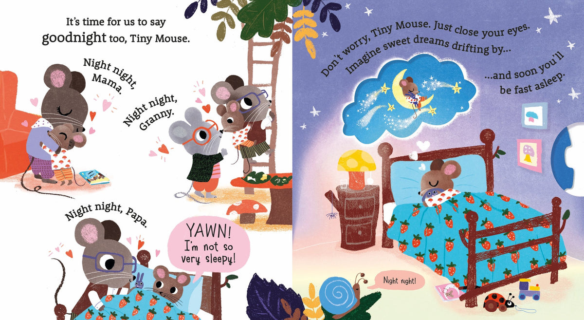 Bedtime at Mouse's House – Poveste interactivă pentru copii 12+ luni, Usborne
