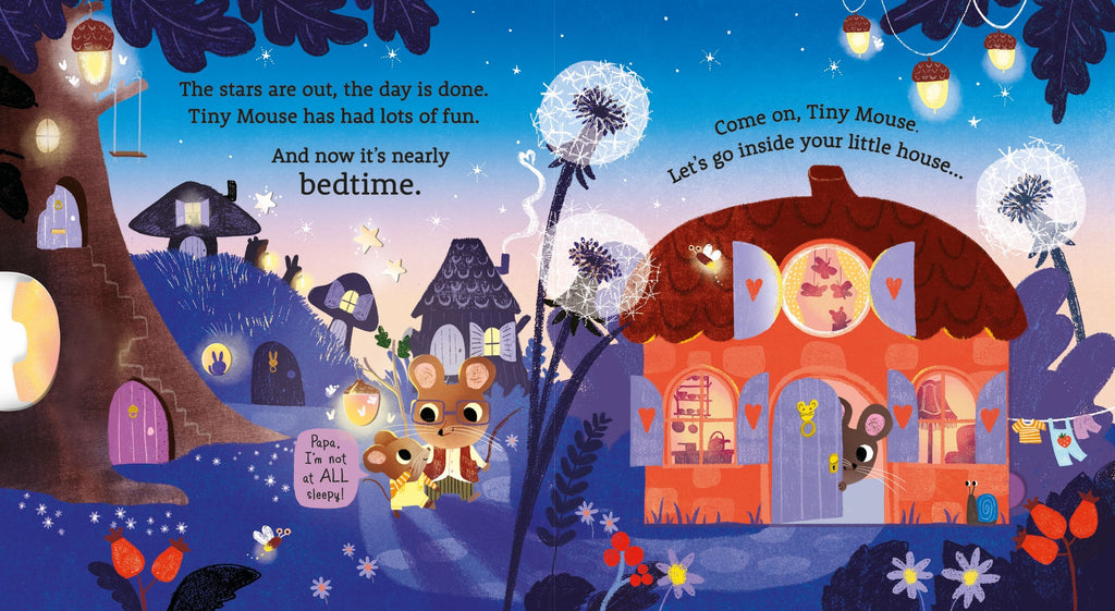 Bedtime at Mouse's House – Poveste interactivă pentru copii 12+ luni, Usborne
