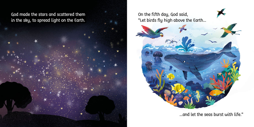 The Creation Story – Poveste biblică pentru copii 18+ luni, Usborne
