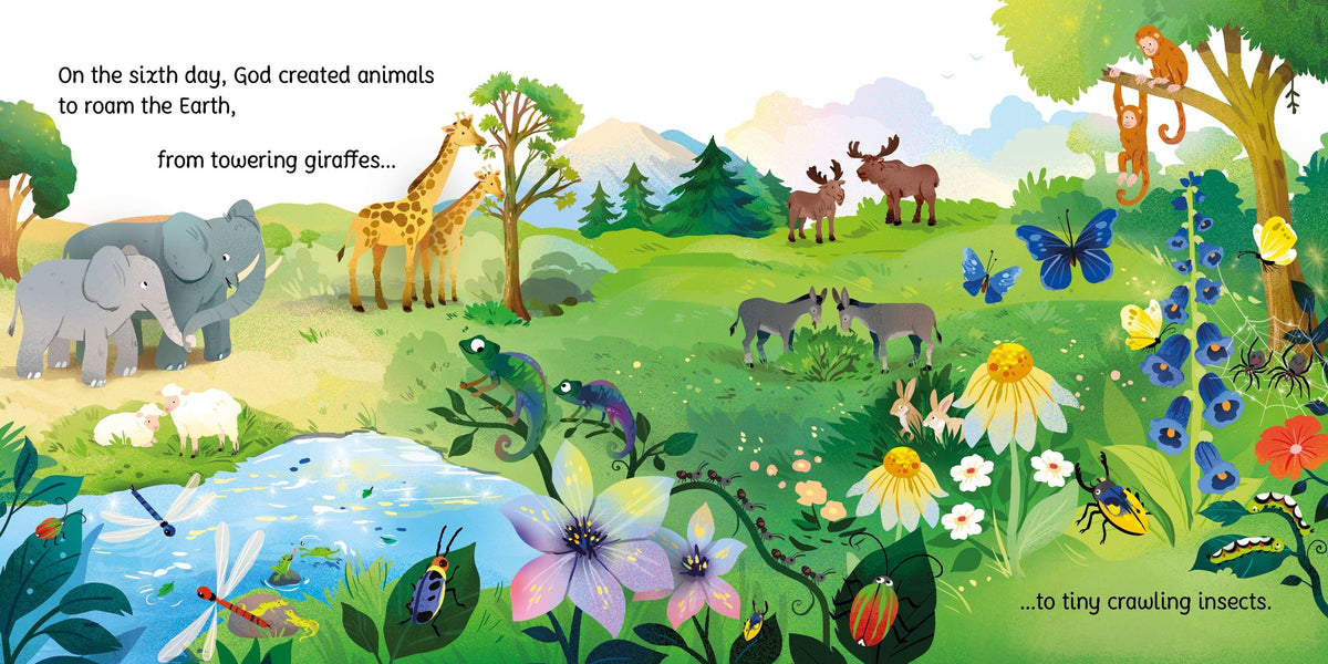 The Creation Story – Poveste biblică pentru copii 18+ luni, Usborne