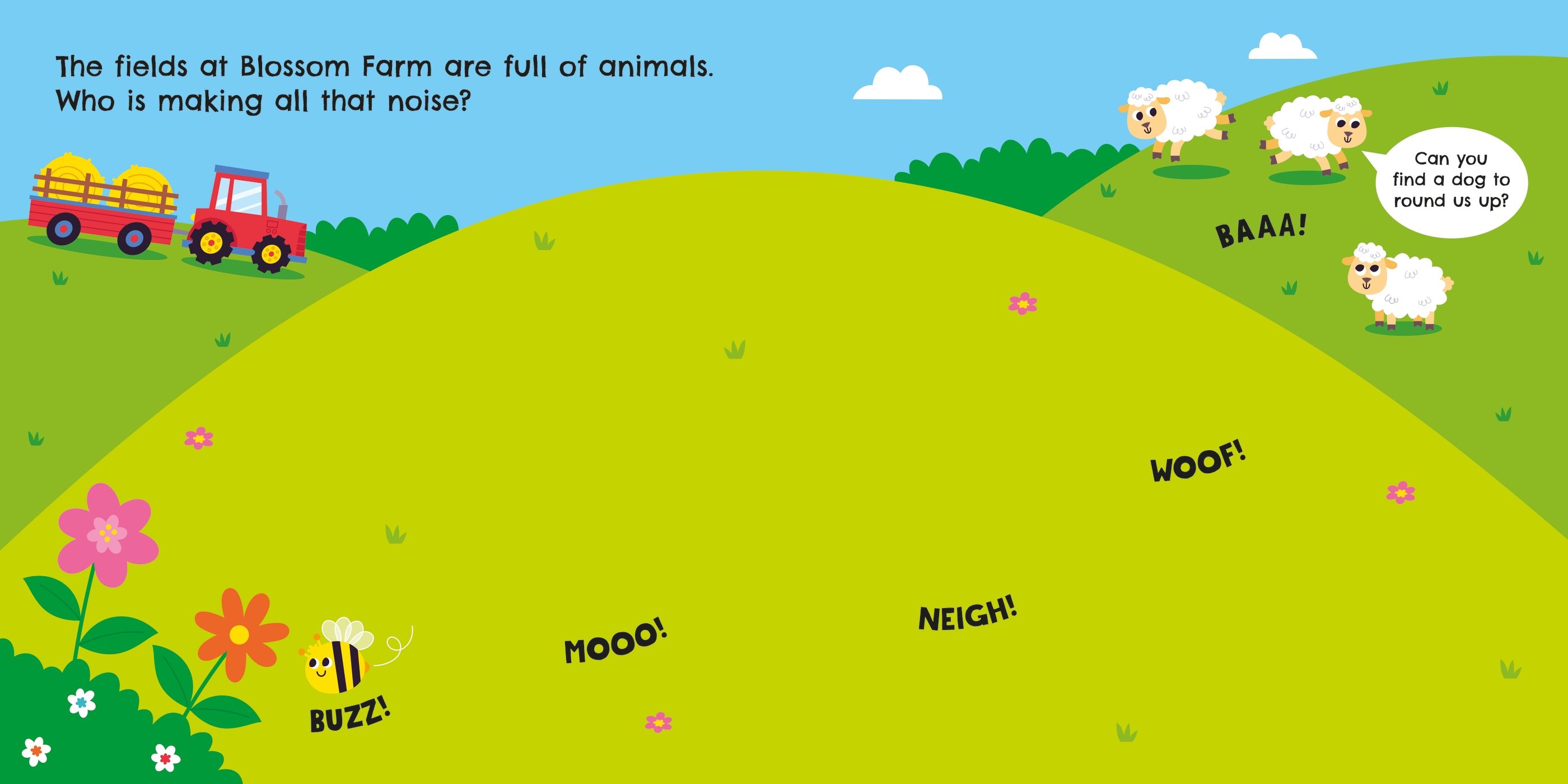 Farm Animals Magnet Book – Carte cu magneți pentru copii 3+ ani, Usborne
