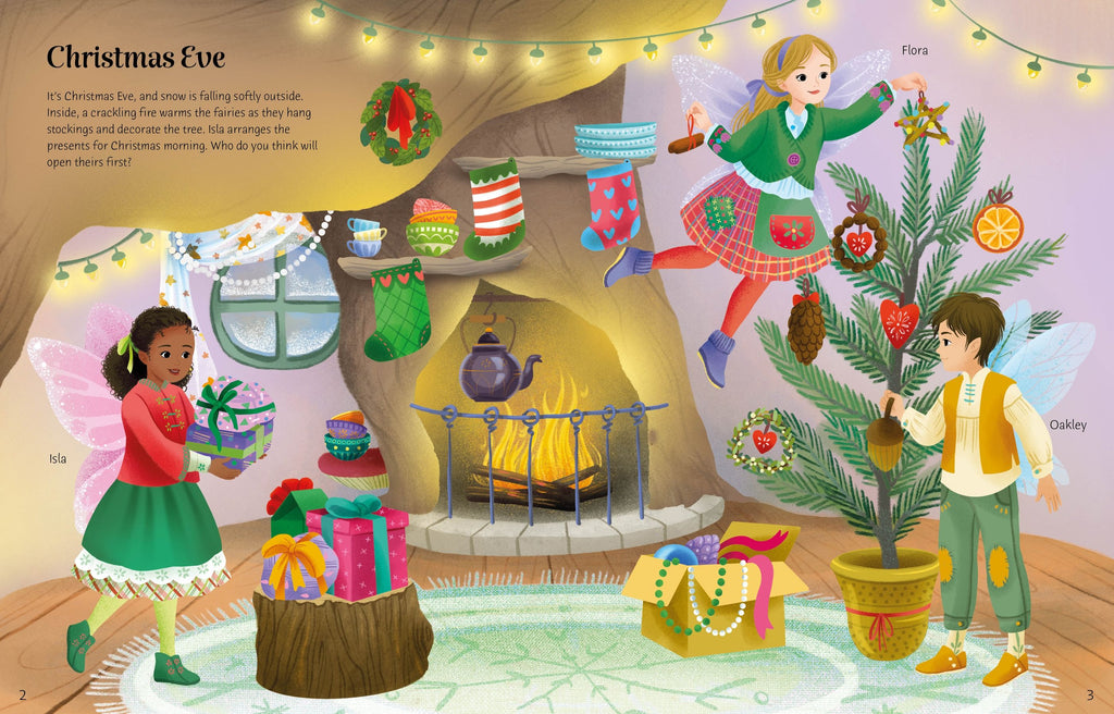 Sticker Dolly Dressing Cosy Christmas – Carte cu stickere pentru copii 5+ ani, Usborne