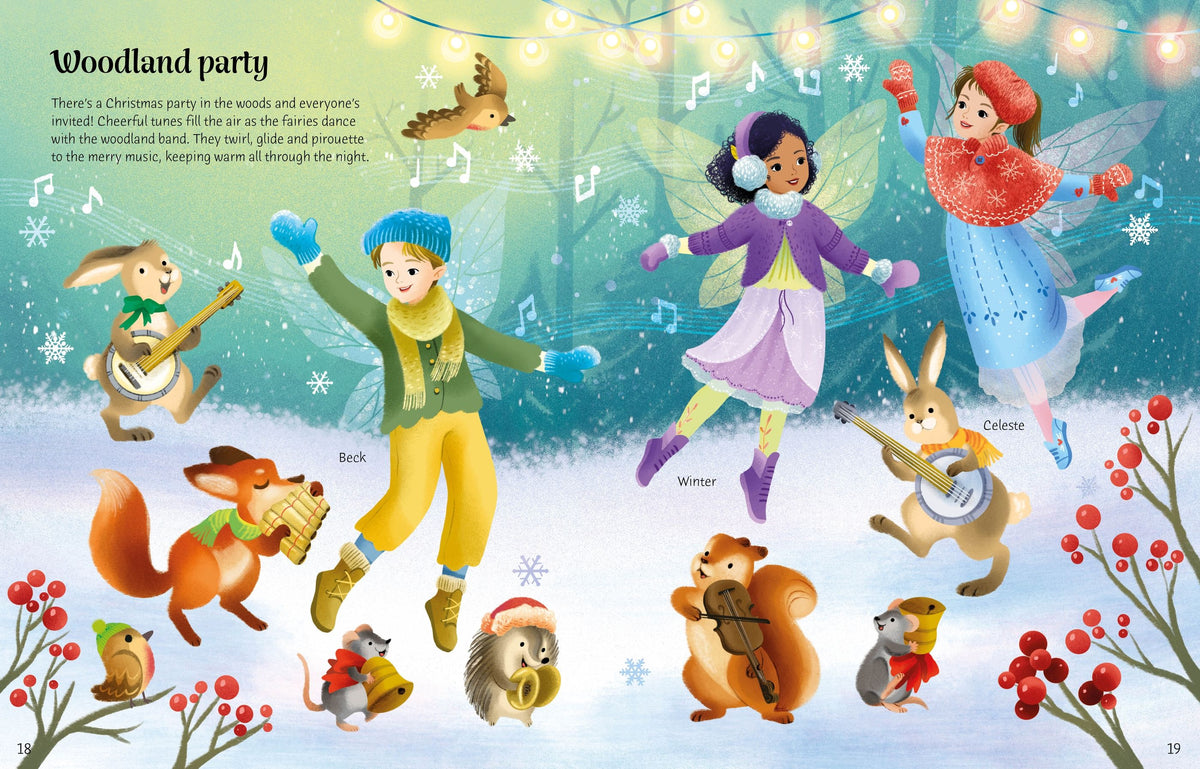 Sticker Dolly Dressing Cosy Christmas – Carte cu stickere pentru copii 5+ ani, Usborne