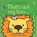 Usborne – That's not my lion... – Carte pentru copii 3+ luni – carte pentru copii Usborne, copertă