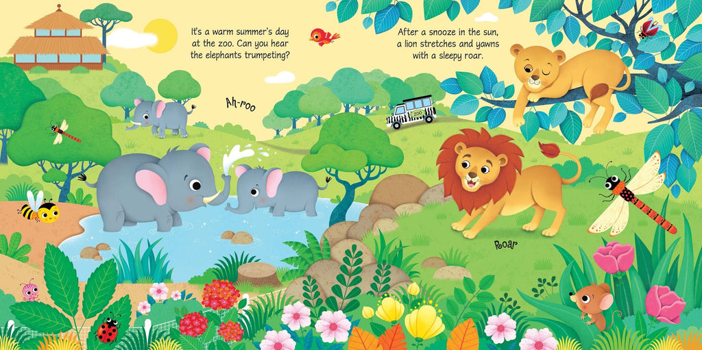 Usborne – Zoo Sounds – Carte cu sunete pentru copii 3+ ani – carte pentru copii Usborne, preview pagini