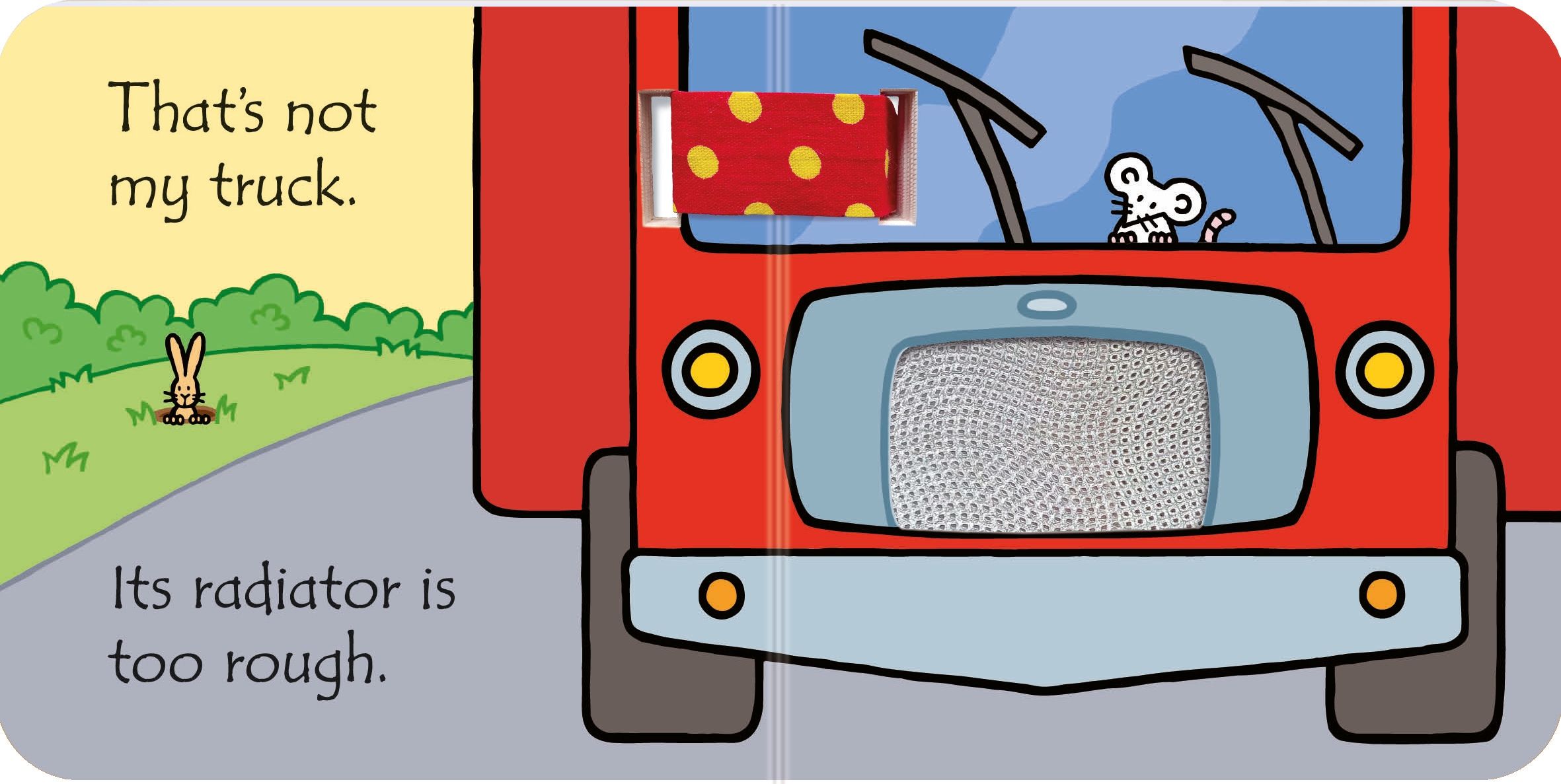 Usborne – That's not my truck buggy book – Carte pentru copii 6+ luni – carte pentru copii Usborne, detalii conținut