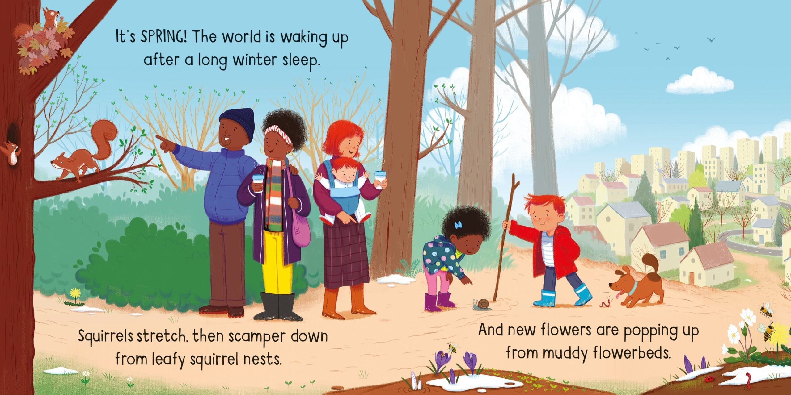 Usborne – Little Board Books The Seasons – Carte pentru copii 18+ luni – carte pentru copii Usborne, pagini interior ilustrate