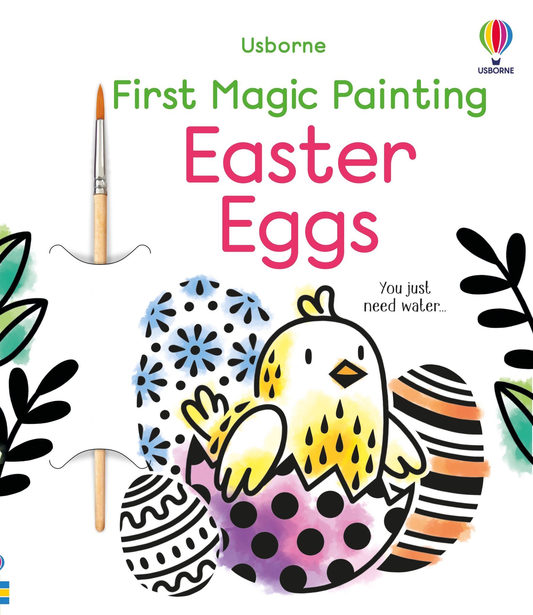 Usborne – First Magic Painting Easter Eggs – Carte cu clapete pentru copii 3+ ani – carte pentru copii Usborne, copertă
