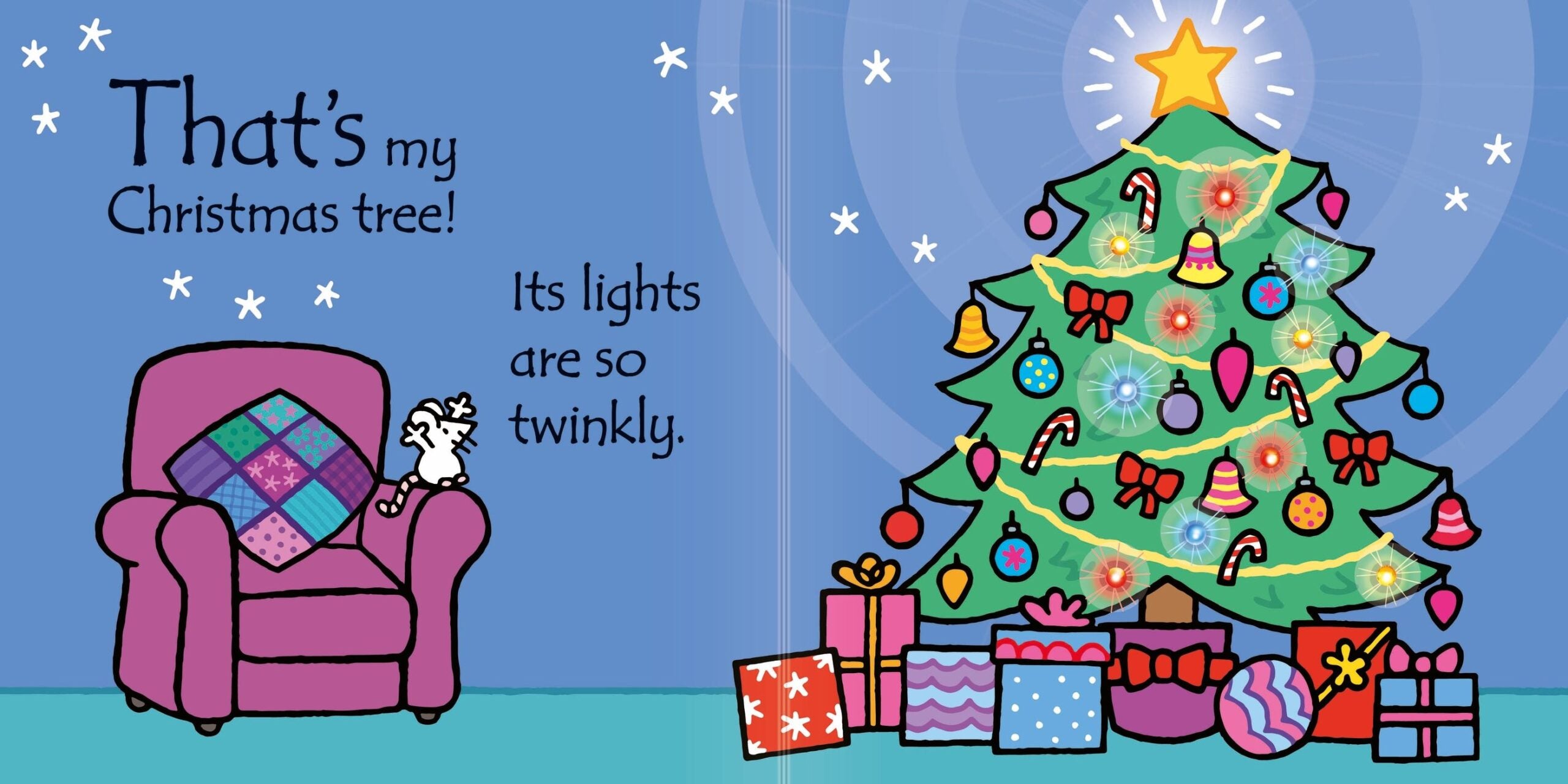 Usborne – That's not my...Christmas tree – Carte pentru copii 3+ luni – carte pentru copii Usborne, detalii conținut