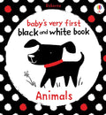 Usborne – Baby's Very First Black and White Animals – Carte pentru copii 0+ luni – carte pentru copii Usborne, copertă