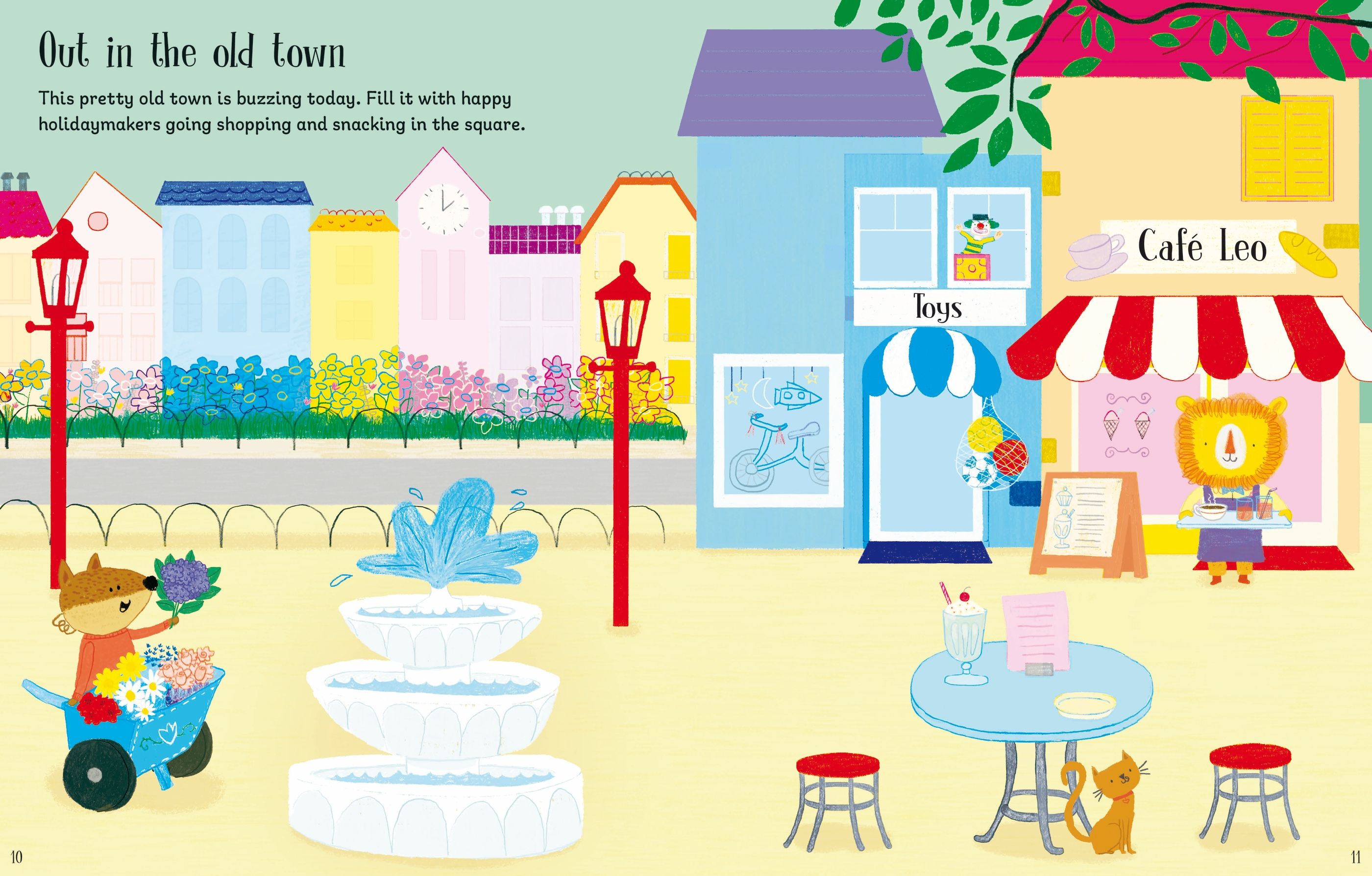 Usborne – First Sticker Book Holiday – Carte cu stickere pentru copii 3+ ani – carte pentru copii Usborne, preview pagini