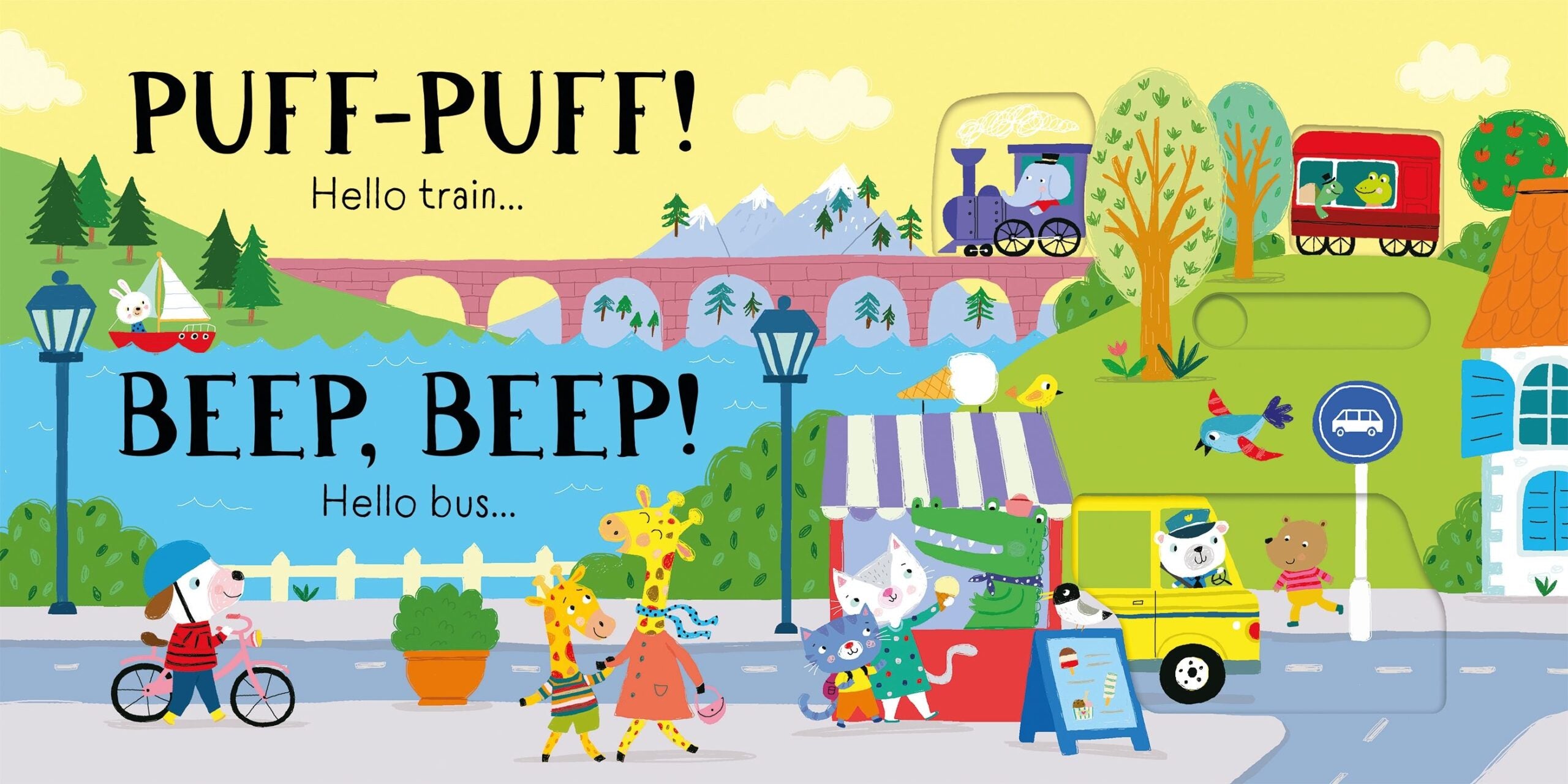 Usborne – Slider Sound Books: Vroom! – Carte cu sunete pentru copii 6+ luni – carte pentru copii Usborne, detalii conținut cu sunete