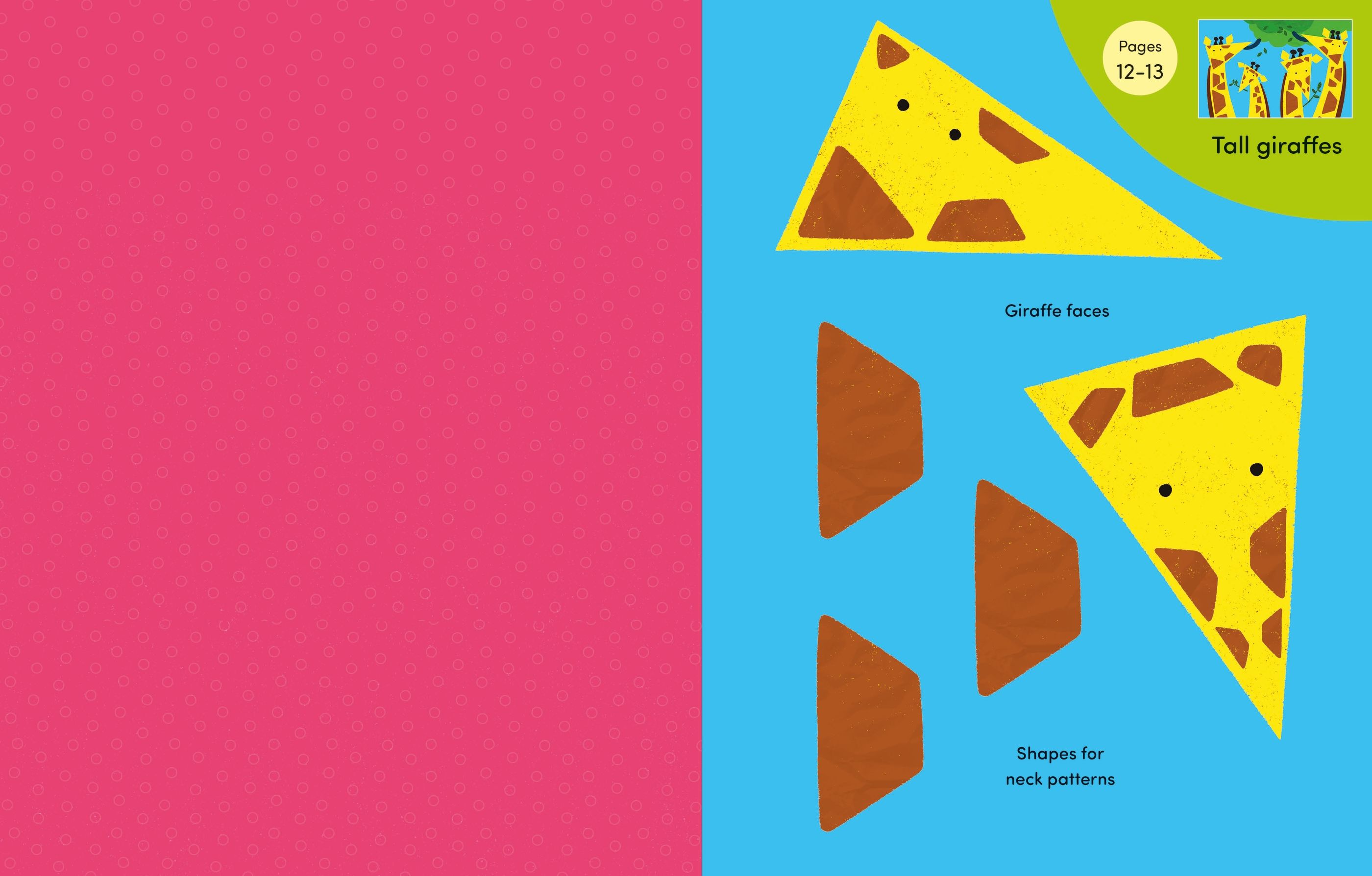Usborne – Cut and Stick Animals – Carte pentru copii 3+ ani – carte pentru copii Usborne, preview pagini