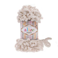Ghem Alize Puffy 599, fildeș, fir cu bucle de 100 g