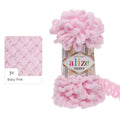 Ghem Alize Puffy 31, roz bebeluș, fir cu bucle de 100 g