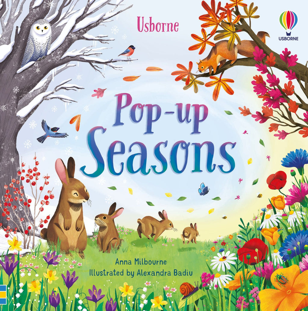 Usborne – Pop-Up Seasons – Carte pentru copii 3+ ani – carte pentru copii Usborne, copertă