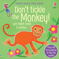 Usborne – Don't Tickle the Monkey! – Carte cu sunete pentru copii 6+ luni – carte pentru copii Usborne, copertă