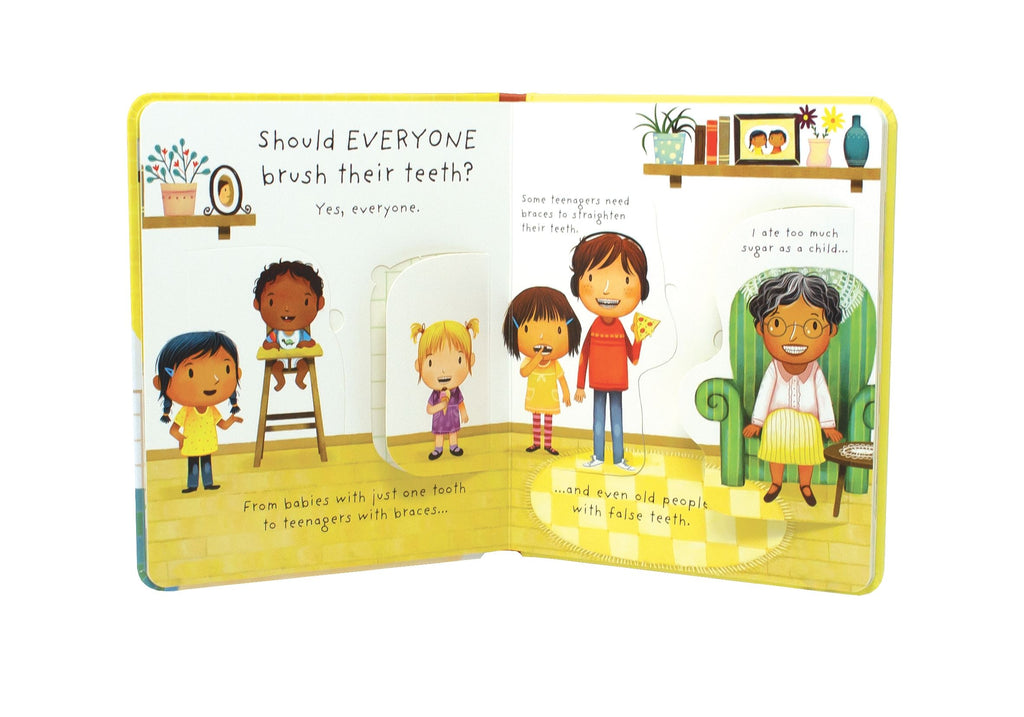 Usborne – Very First Questions and Answers Why Should I Brush My Teeth? – Carte pentru copii 3+ ani – carte pentru copii Usborne, preview pagini
