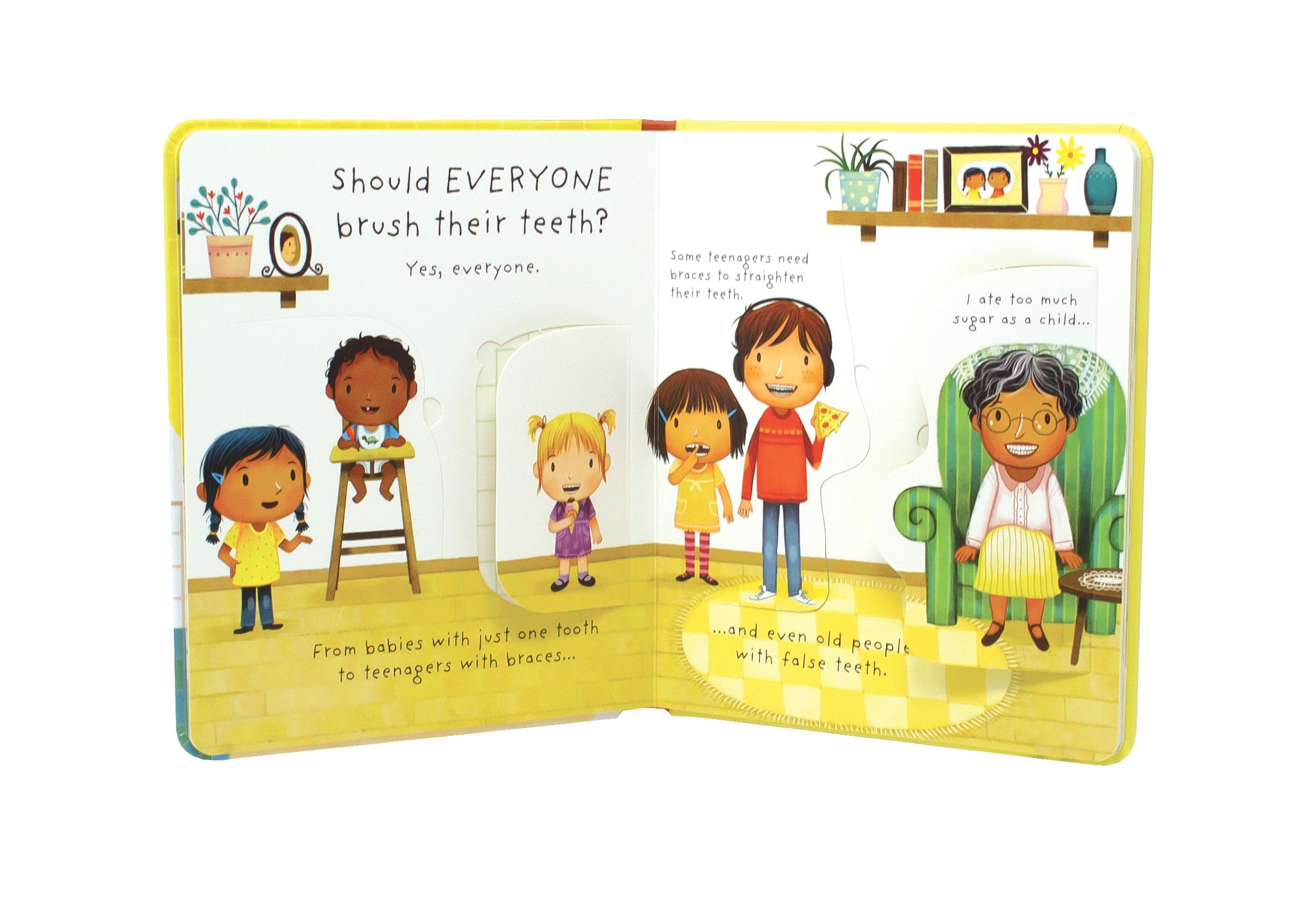Usborne – Very First Questions and Answers Why Should I Brush My Teeth? – Carte pentru copii 3+ ani – carte pentru copii Usborne, preview pagini