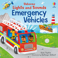 Usborne – Lights and Sounds Emergency Vehicles – Carte pentru copii 6+ luni – carte pentru copii Usborne, copertă