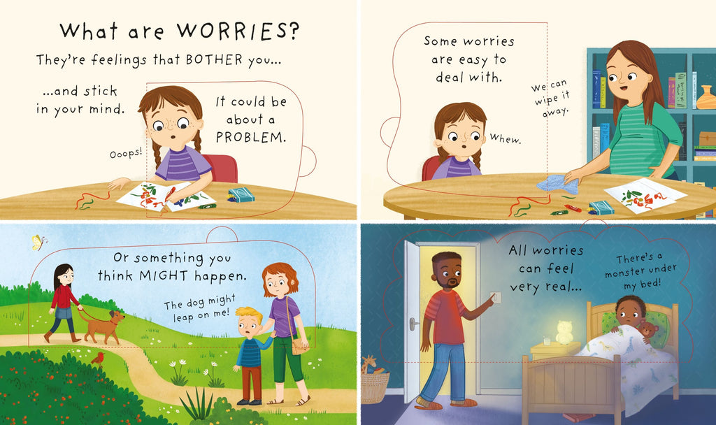 Usborne – Very First Questions and Answers: Why do I (sometimes) worry? – Carte cu clapete pentru copii 3+ ani – carte pentru copii Usborne, preview pagini