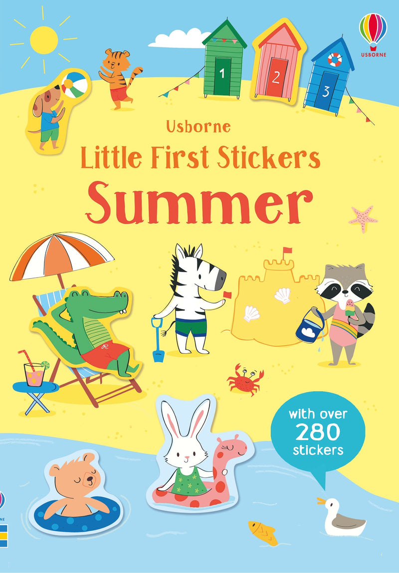 Usborne – Little First Stickers Summer – Carte cu stickere pentru copii 3+ ani – carte pentru copii Usborne, copertă