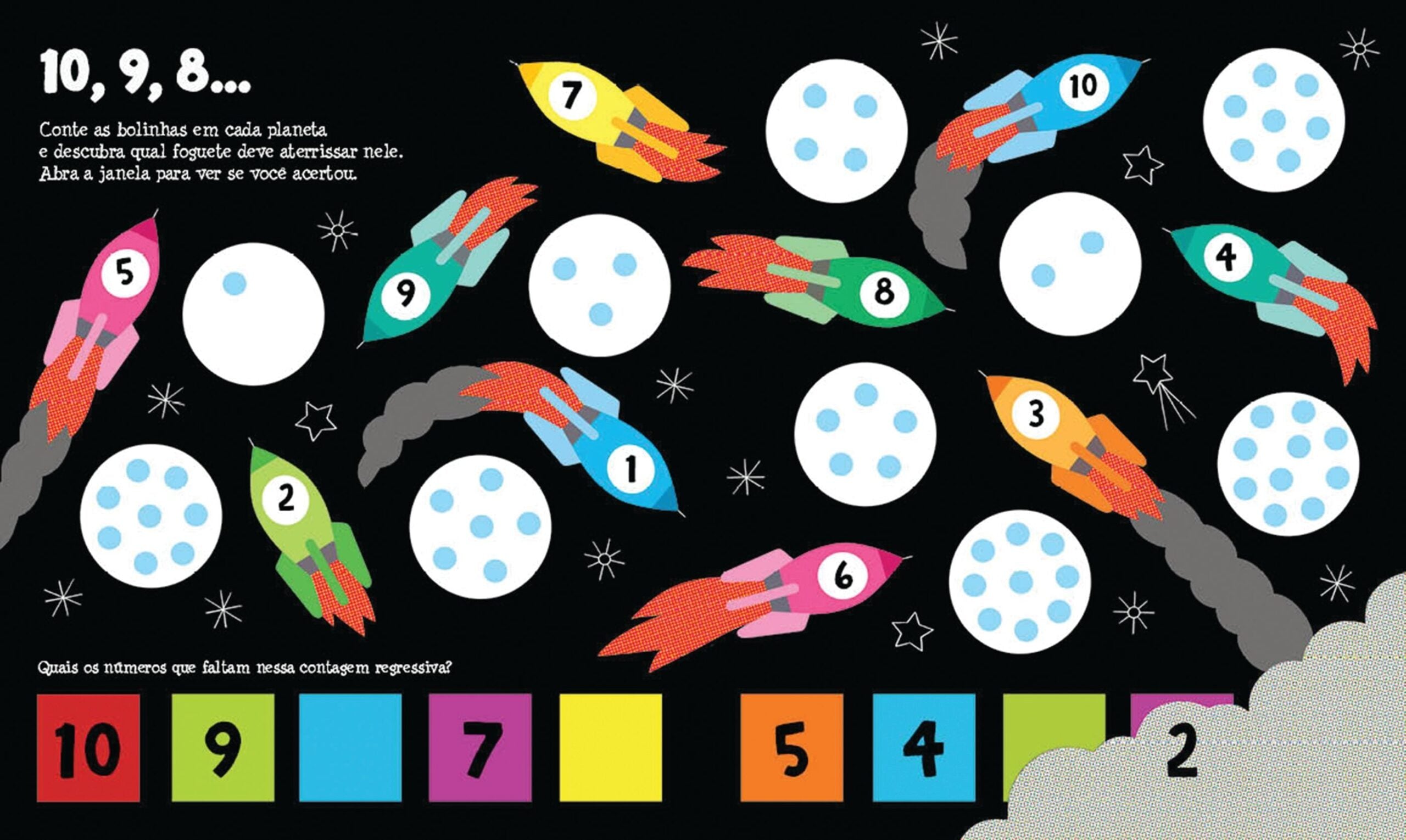 Usborne – Lift-the-Flap Numbers – Carte cu clapete pentru copii 3+ ani – carte pentru copii Usborne, pagini interior ilustrate