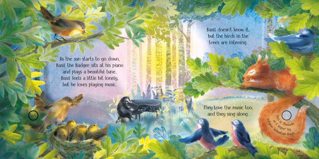 Usborne – Sleepytime Music Book – Carte pentru copii 6+ luni – carte pentru copii Usborne, detalii conținut