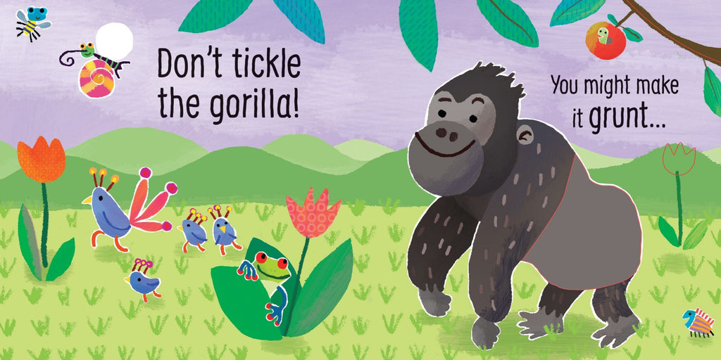 Usborne – Don't Tickle the Tiger! – Carte cu sunete pentru copii 6+ luni – carte pentru copii Usborne, preview pagini