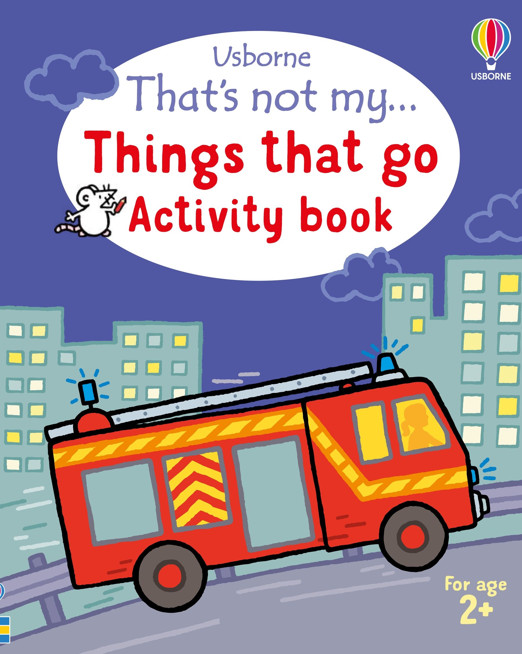 Usborne – That's not my... Things That Go Activity Book – Carte pentru copii 2+ ani – carte pentru copii Usborne, copertă