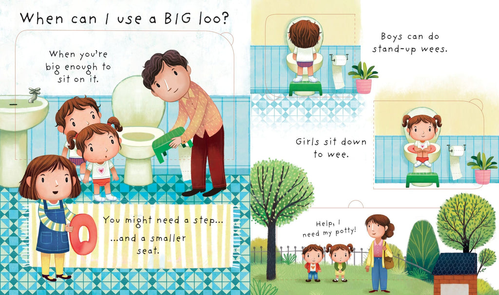 Usborne – Very First Questions and Answers Why do we need a potty? – Carte pentru copii 2+ ani – carte pentru copii Usborne, preview pagini