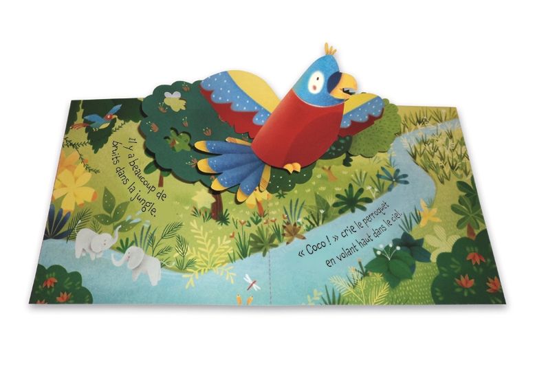 Usborne – Pop-up Jungle – Carte pentru copii 3+ ani – carte pentru copii Usborne, pagini interior ilustrate