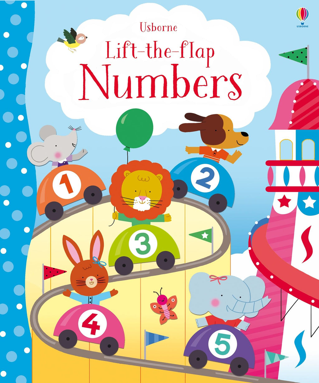 Usborne – Lift-the-Flap Numbers – Carte cu clapete pentru copii 3+ ani – carte pentru copii Usborne, copertă