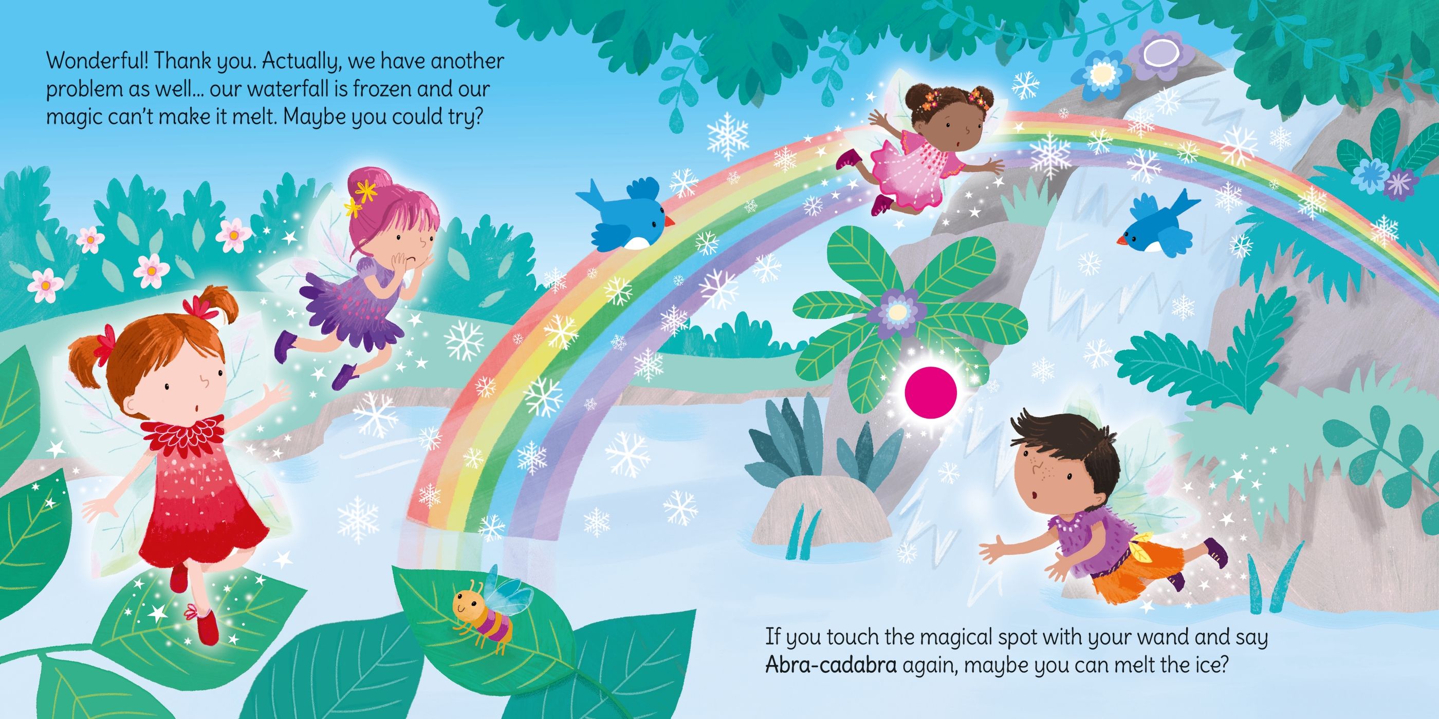 Usborne – Wand Books: Fairy Magic – Carte cu sunete pentru copii 3+ ani – carte pentru copii Usborne, preview pagini