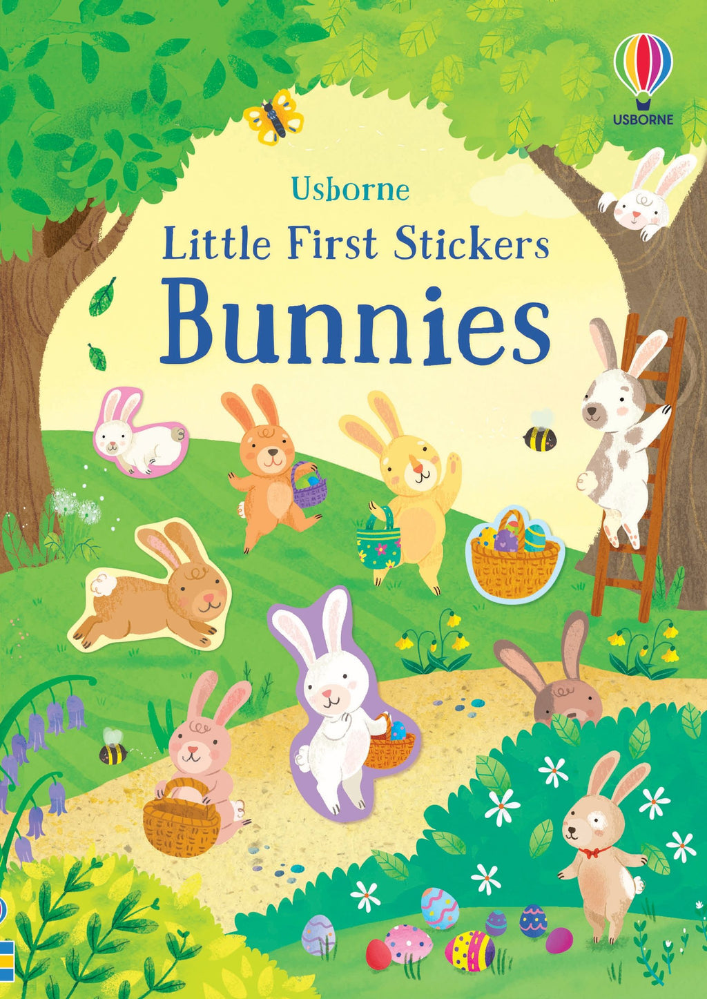 Usborne – Little First Stickers Bunnies – Carte cu stickere pentru copii 3+ ani – carte pentru copii Usborne, copertă