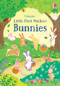 Usborne – Little First Stickers Bunnies – Carte cu stickere pentru copii 3+ ani – carte pentru copii Usborne, copertă