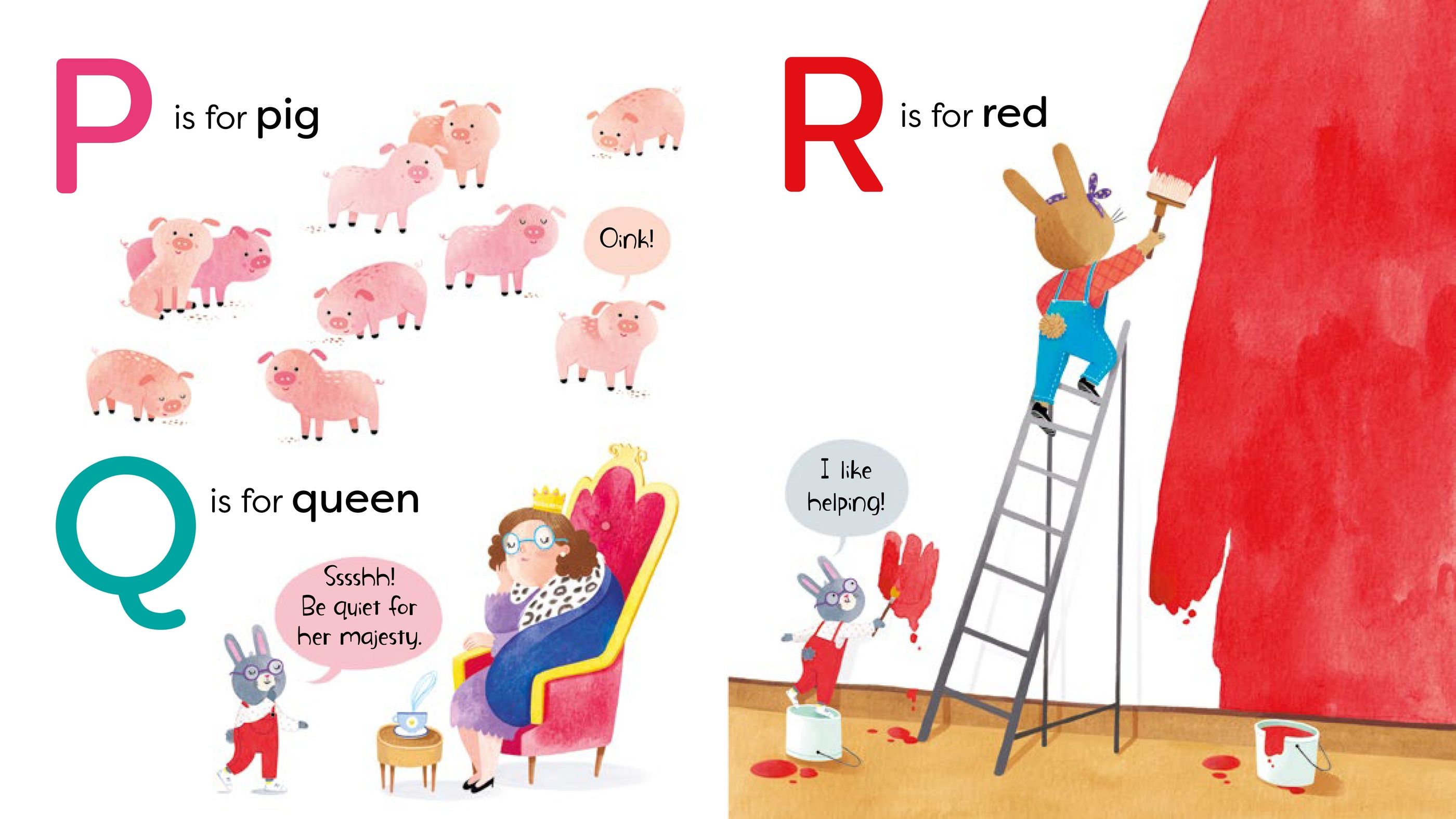 Usborne – First Alphabet Book – Carte pentru copii 2+ ani – carte pentru copii Usborne, pagini interior ilustrate