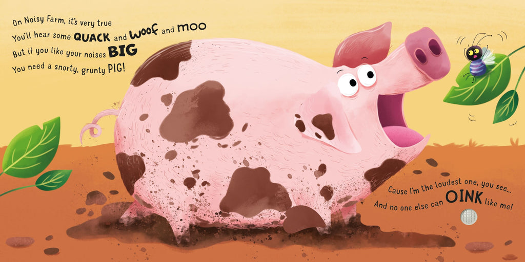Usborne – Who's the Loudest on the Farm? – Carte pentru copii 12+ luni – carte pentru copii Usborne, pagini interior ilustrate