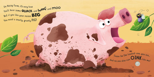 Usborne – Who's the Loudest on the Farm? – Carte pentru copii 12+ luni – carte pentru copii Usborne, pagini interior ilustrate