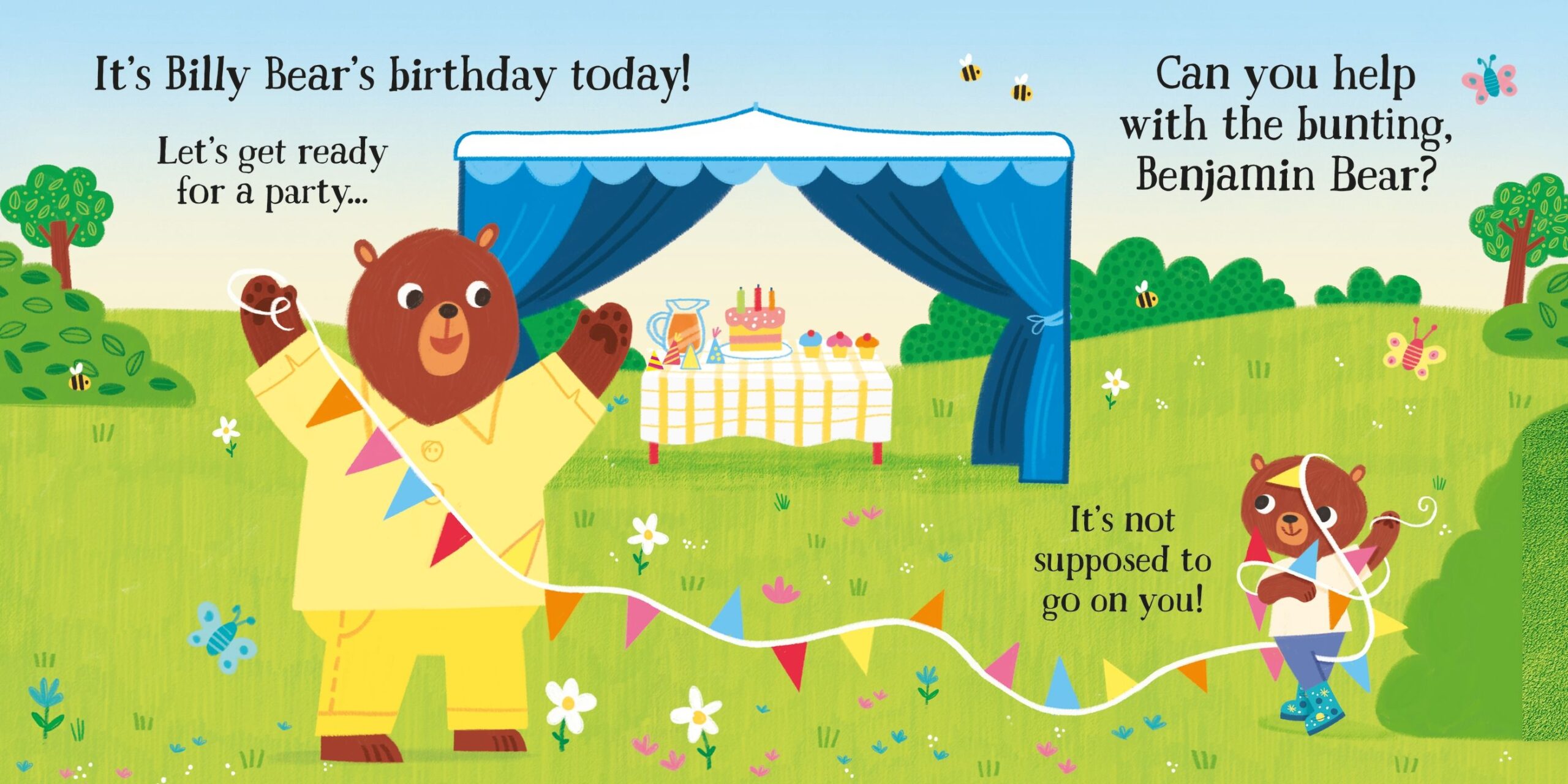 Usborne – Party time for baby bears – Carte pentru copii 6+ luni – carte pentru copii Usborne, detalii conținut