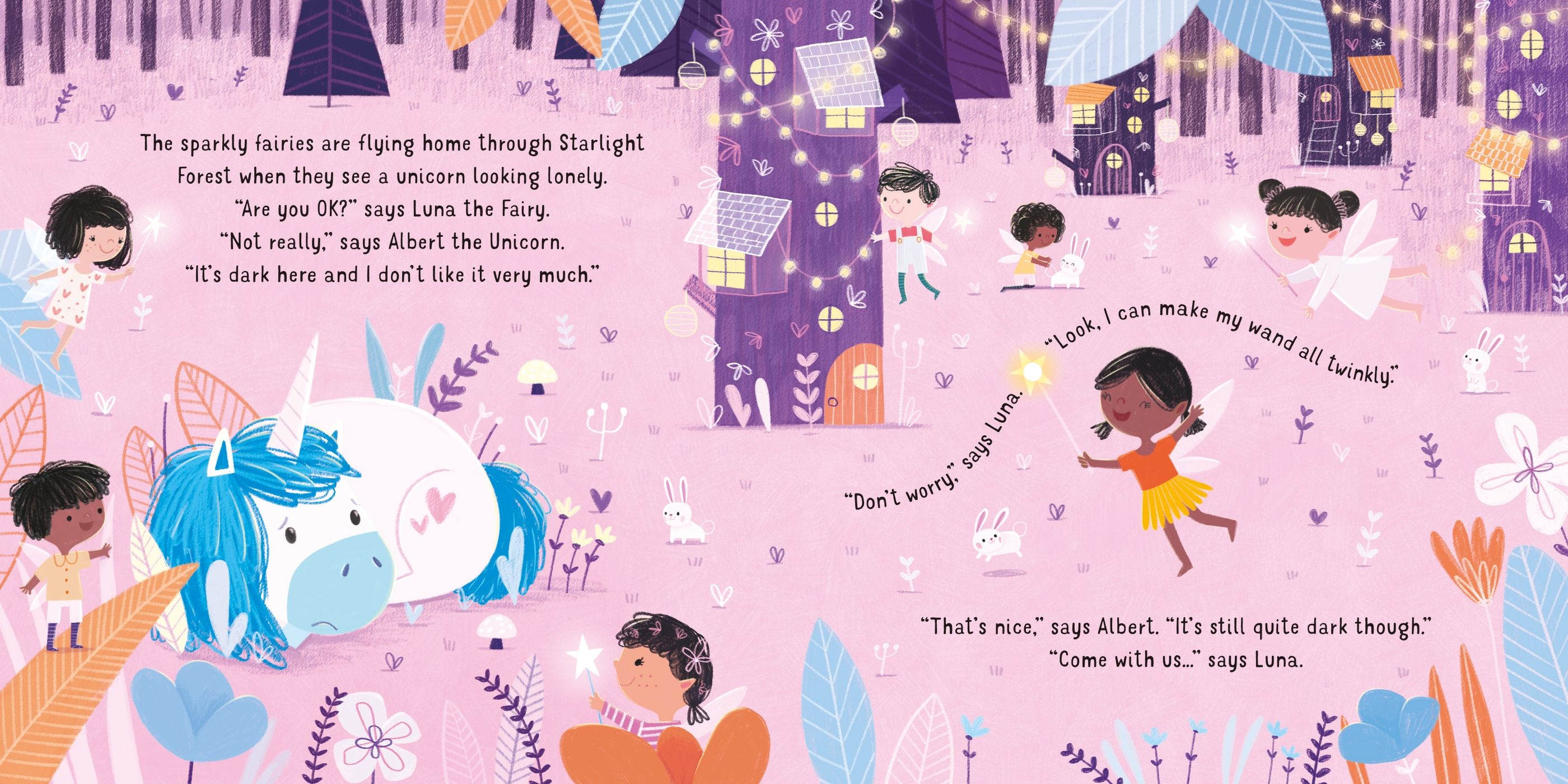 Usborne – The Twinkly Twinkly Fairies – Carte pentru copii 6+ luni – carte pentru copii Usborne, pagini interior ilustrate