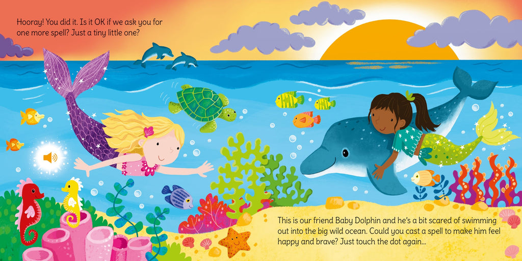 Usborne – Wand Books: Mermaid Magic – Carte cu sunete pentru copii 3+ ani – carte pentru copii Usborne, preview pagini