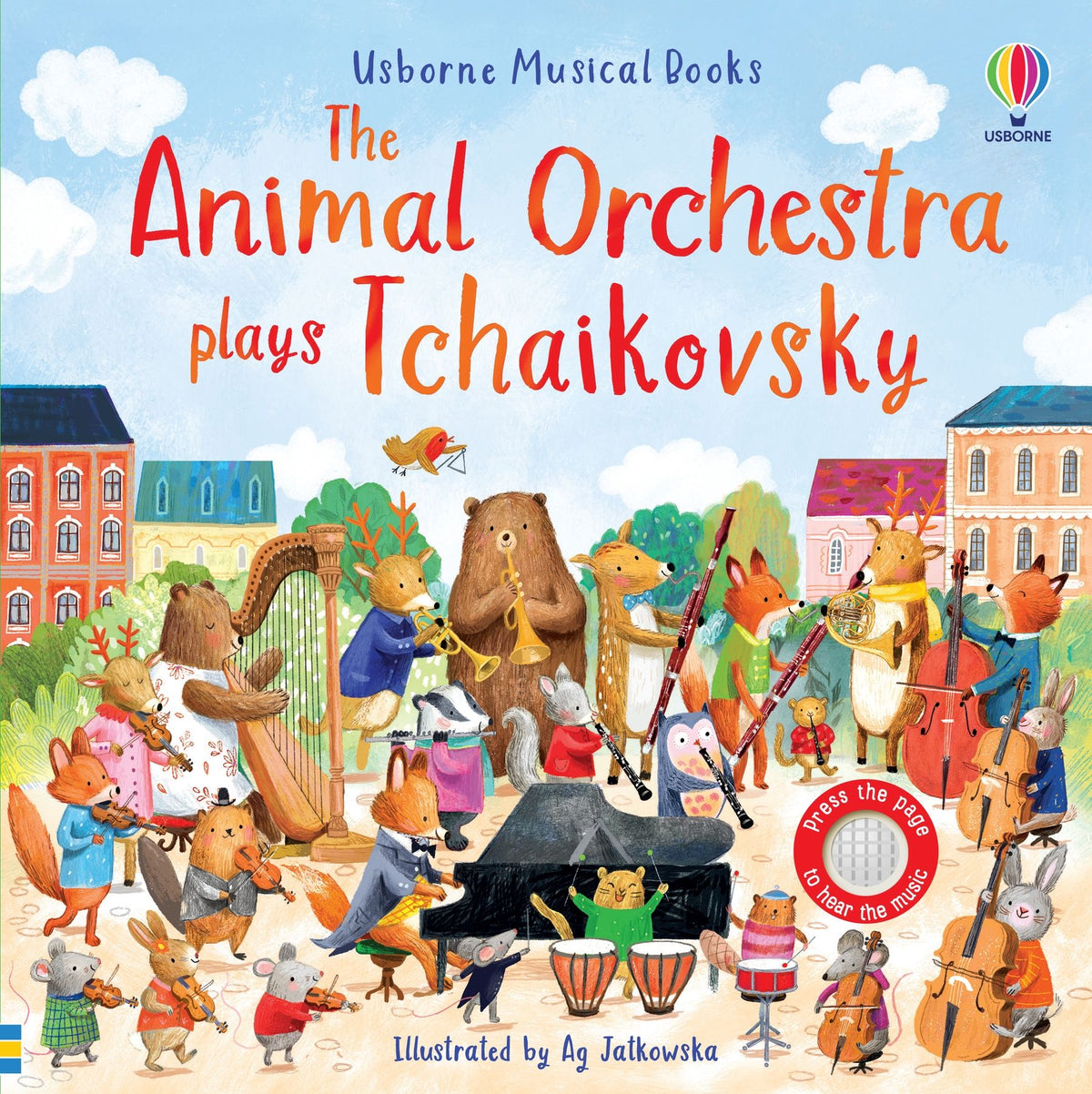 The Animal Orchestra Plays Tchaikovsky – Carte muzicală pentru copii 6+ luni, Usborne