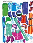 Usborne – Sticker Dolly Dressing Winter Wonderland – Carte cu stickere pentru copii 5+ ani – carte pentru copii Usborne, preview pagini